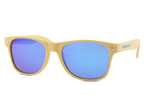 Yellow BioSunnies Classic Mirror - Front angle view